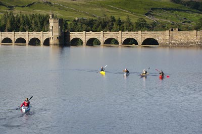 Kayaking on Scar Reservoir